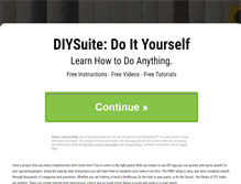 Tablet Screenshot of diysuite.com